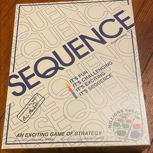 Jax Sequence Board Game - Blue and Red